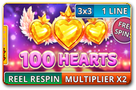 100 Hearts (Reel Respin)