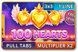 100 Hearts (Pull Tabs)