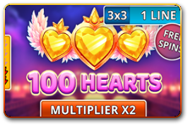 100 Hearts (3x3)