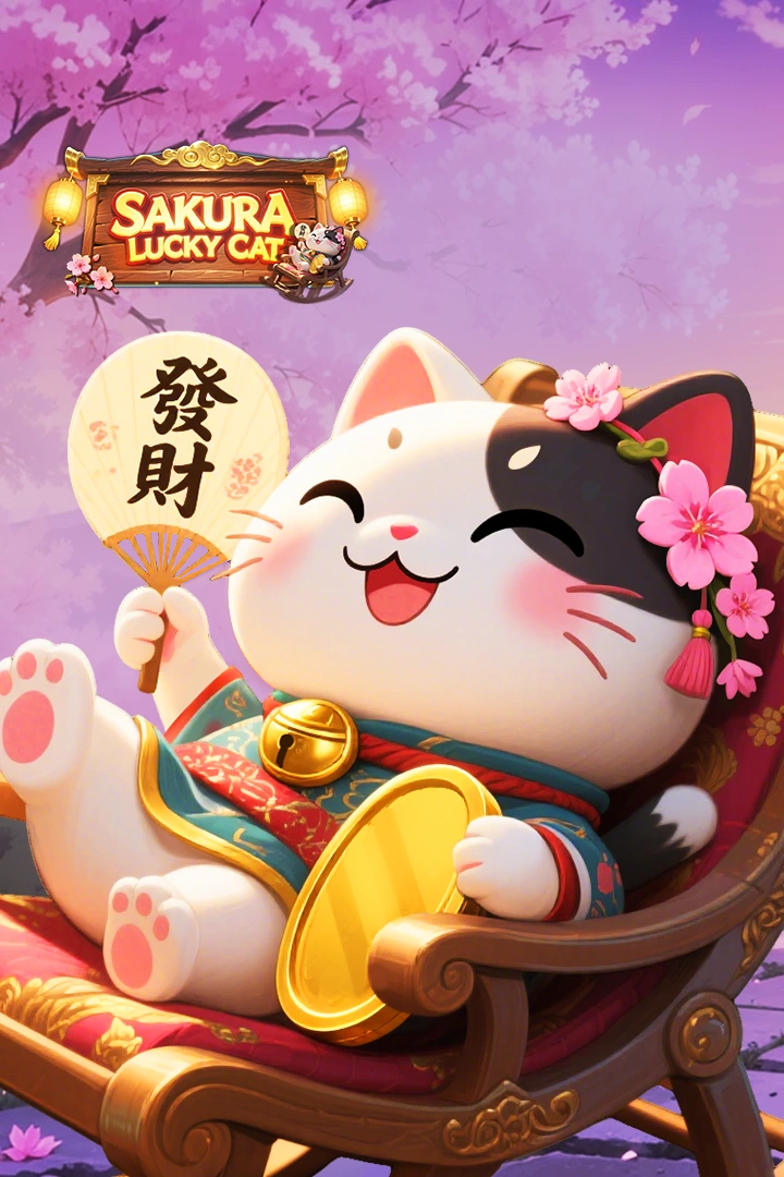 Sakura Lucky Cat